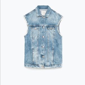 Zara Light Denim Vest